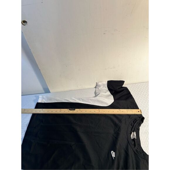 Nike men’s m shirt black white rn#56323 workout active - Picture 7 of 8